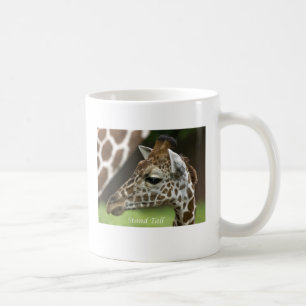 Högväxt giraff för stativ kaffemugg