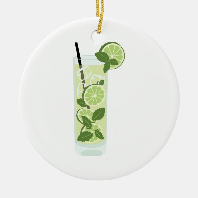 Högväxt Mojito Julgransprydnad Keramik (Framsidan)