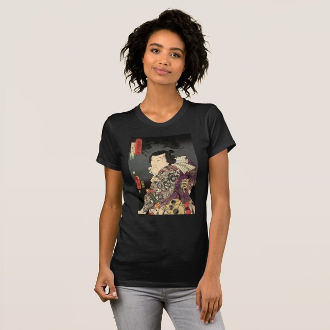 "(Högväxt) Tatted Samurai" T-tröja, T-shirt (Hel framsida)
