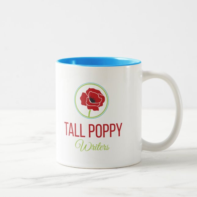 Högväxt vallmokaffemugg Två-Tonad mugg (Höger)