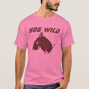 HOGVILDmanar T-tröja för mode - rosa T-shirt