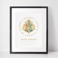 HOGWARTS™ Baby Födelsestatistik Poster
