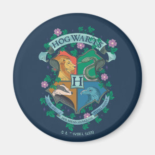 HOGWARTS™ Blommig Kam Magnet