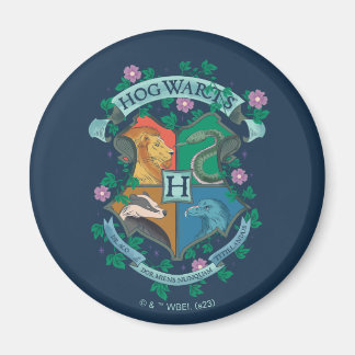 HOGWARTS™ Blommig Kam Magnet