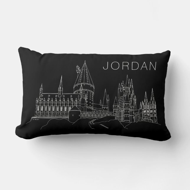 HOGWARTS™ CASTLE-kontur Lumbarkudde (Framsida)