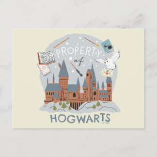 Hogwarts-egendom Tecknad grafik Vykort