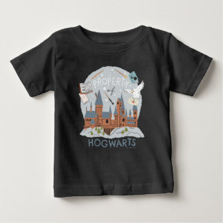 Hogwarts egendom Tecknad grafisk design T Shirt
