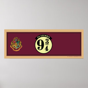 HOGWARTS™ EXPRESS Plattform 9 3/4 Affisch