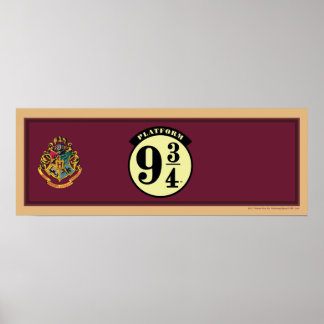 HOGWARTS™ EXPRESS Plattform 9 3/4 Affisch