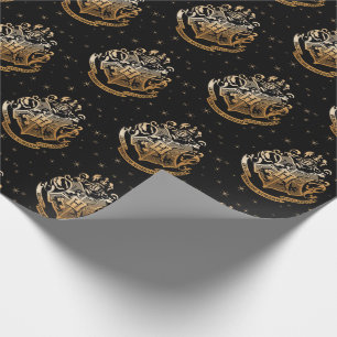 HOGWARTS™ Glyssning Golden Vapensköld Presentpapper