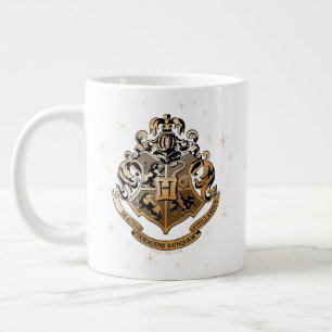 HOGWARTS™ Glyssningsenhet Golden Vapensköld Jumbo Mugg