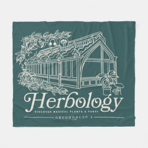 HOGWARTS™ Herbology Greenhouse Fleecefilt