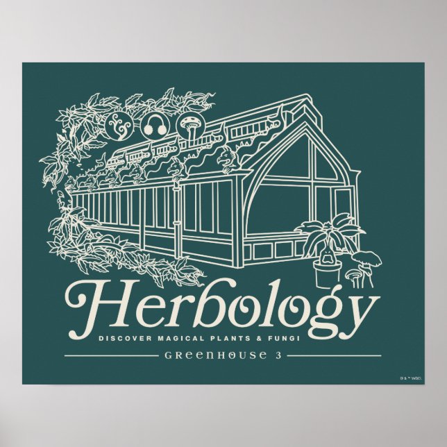 HOGWARTS™ Herbology Greenhouse Poster (Framsidan)