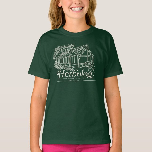 HOGWARTS™ Herbology Greenhouse T Shirt (Framsida)
