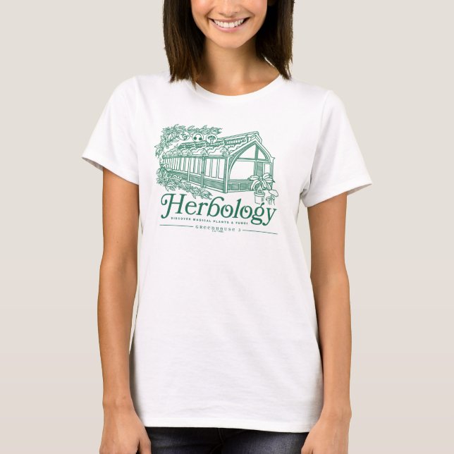 HOGWARTS™ Herbology Greenhouse T Shirt (Framsida)