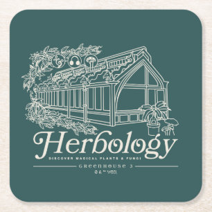 HOGWARTS™ Herbology Greenhouse Underlägg Papper Kvadrat