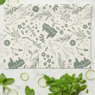 HOGWARTS™ Herbology Magic Mönster Kökshandduk