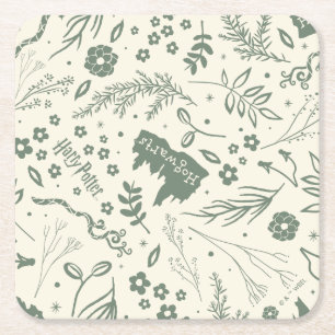 HOGWARTS™ Herbology Magic Mönster Underlägg Papper Kvadrat