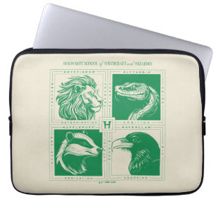 HOGWARTS™ House Animals Grid Laptop Fodral