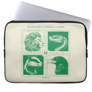 HOGWARTS™ House Animals Grid Laptop Fodral