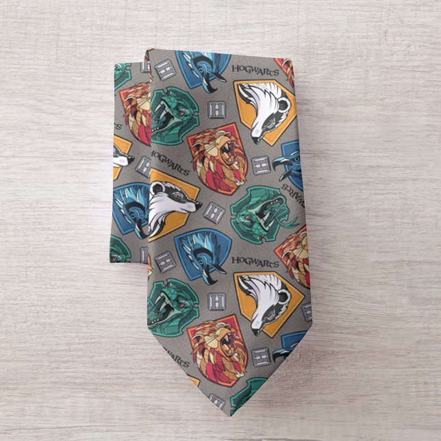 HOGWARTS™ Houses Crosshatched Mönster Slips (Skapare uppladdad)