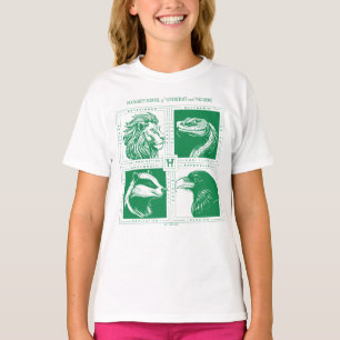 HOGWARTS™ Husdjur Grid T Shirt