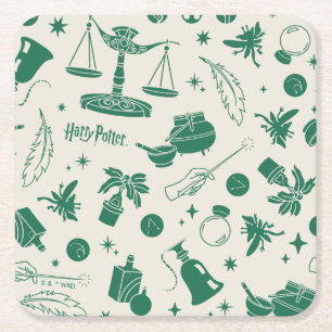 HOGWARTS™-klass Klubb Mönster Underlägg Papper Kvadrat