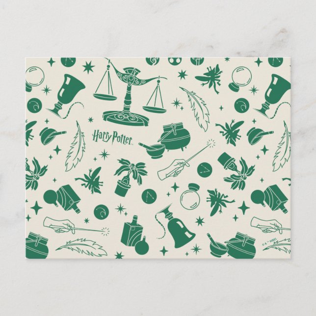 HOGWARTS™ Klass Klubbmönster Vykort (Framsida)