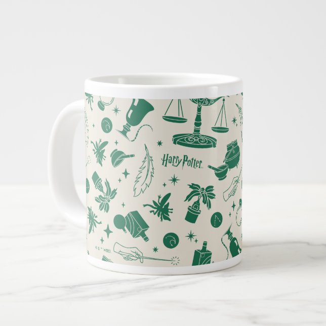 HOGWARTS™ Klassklubbsmönster Jumbo Mugg (Framsida vänster)
