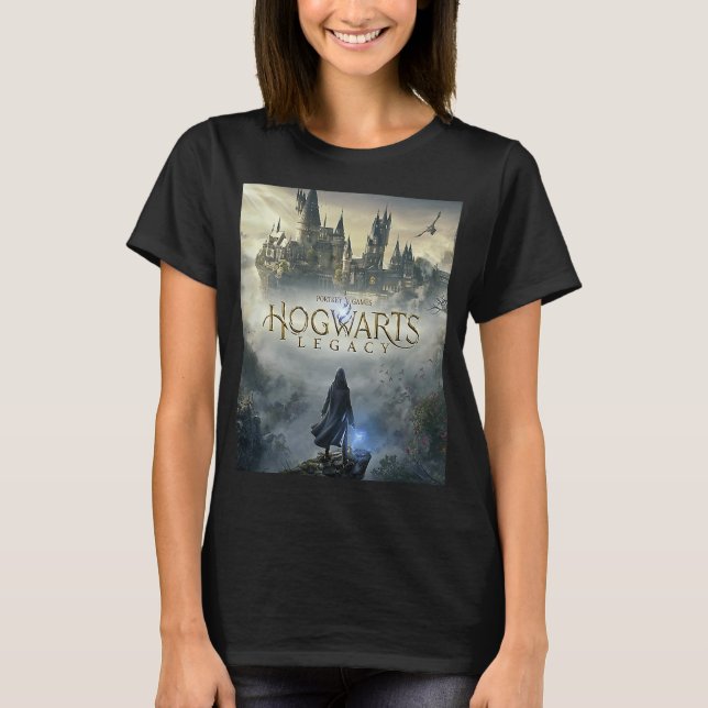 Hogwarts Legacy-guiden Poster Äventyr Magic Game T Shirt (Framsida)