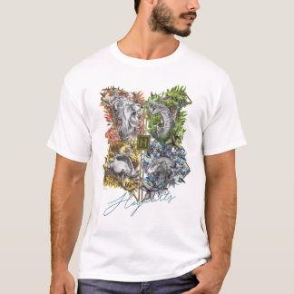 HOGWARTS™ Märkesblomma Grafisk T Shirt