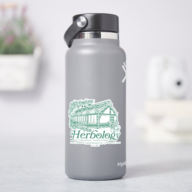 HOGWARTS™ Örtläkekonst Växthus Klistermärken (HydroFlask)