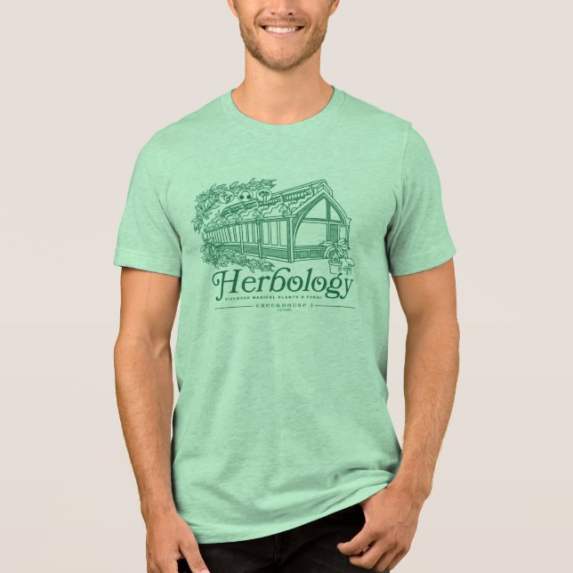 HOGWARTS™ Örtläkekonst Växthus T Shirt (Framsida)