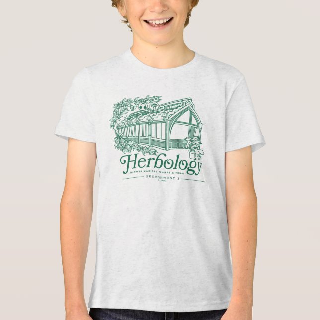 HOGWARTS™ Örtläkekonst Växthus T Shirt (Framsida)