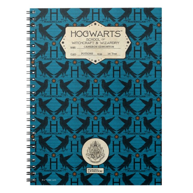 HOGWARTS™ School RAVENCLAW™-klass Anteckningsbok (Framsidan)