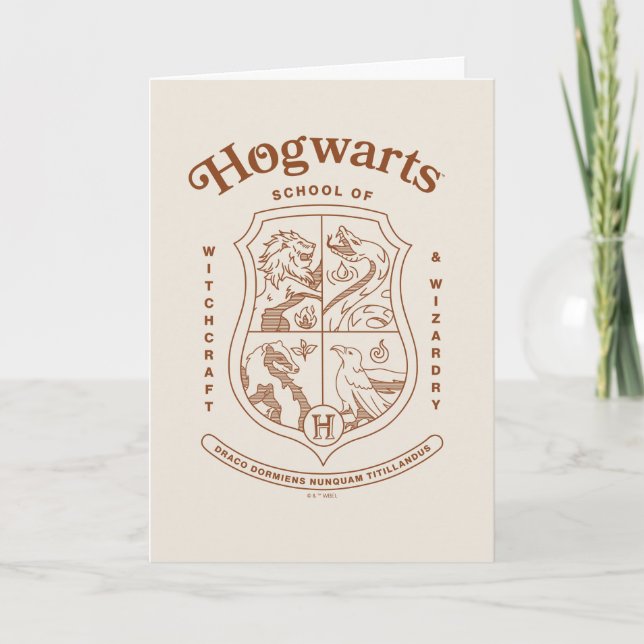 HOGWARTS™ Skolan för Häxkonst och Trolldom - Vapen Kort (Framsida)
