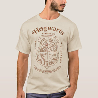 HOGWARTS™ Skolan för Häxkonst och Trolldom Väpnad  T Shirt