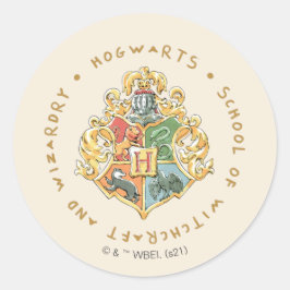 HOGWARTS™ Skolan för magi och trolldom Runt Klistermärke
