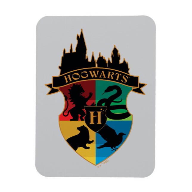HOGWARTS™ Slott Husets stolthetsmärke Magnet (Vertikal)