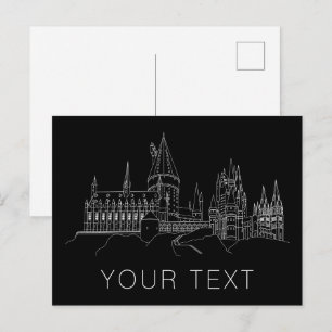 HOGWARTS™ SLOTT Kontur Vykort