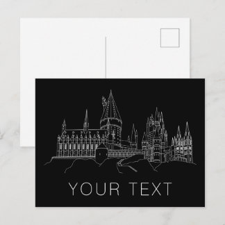 HOGWARTS™ SLOTT Kontur Vykort