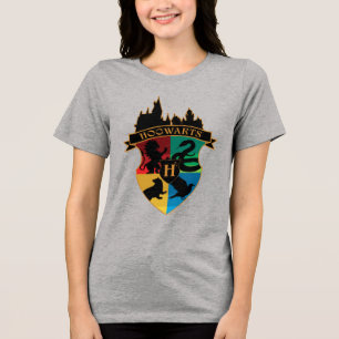 HOGWARTS™ Slott Vapen Hus Stolt Badge T Shirt