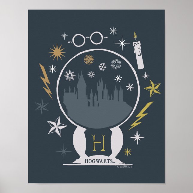 HOGWARTS™ Snö Globe Graphic Poster (Framsidan)