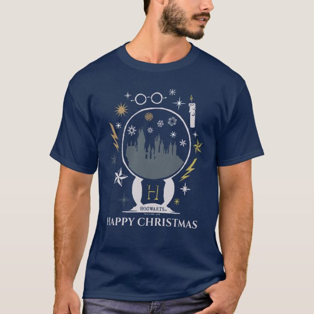 HOGWARTS™ Snö Globe Graphic T Shirt (Framsida)