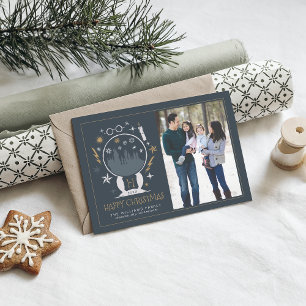 HOGWARTS™ Snö Globe   Julinbjudan i Lycklig Inbjudningar