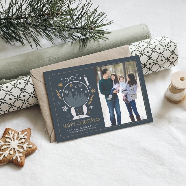 HOGWARTS™ Snurra flaska | Glad jul inbjudan (Skapare uppladdad)