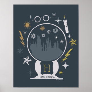 HOGWARTS™ Snurra Glob Grafik Poster