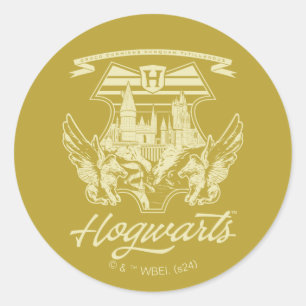 HOGWARTS™ Winged Shield Graphic Runt Klistermärke