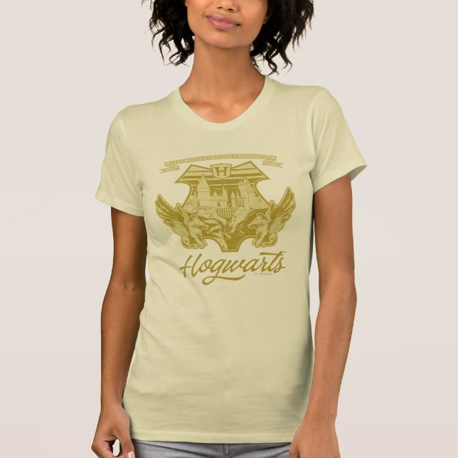 HOGWARTS™ Winged Shield Graphic T Shirt (Framsida)