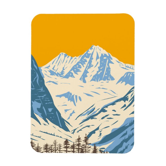 Hohe Tauern nationalpark Magnet (Vertikal)